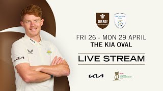 🔴 LIVE Surrey v Hampshire  DAY TWO  Vitality County Championship [upl. by Otrepur254]