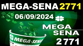 Dicas de ouro  Mega Sena 2771 2024 Sorteio PALPITES Premiação [upl. by Neelyt]