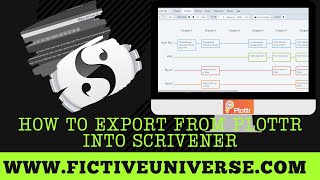 Plottr Software Review Exporting from Plottr into Scrivener [upl. by Cyrano165]