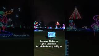 Awesome Christmas Lights Decorations At Holiday Fantasy In Lights [upl. by Favata619]