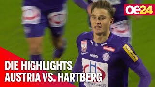 FK Austria Wien gegen TSV Hartberg Die Highlights [upl. by Ahsimak]