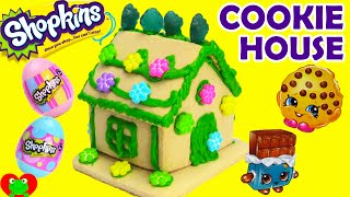 Shopkins Sweets Shop Vanilla Cookie House Decorating Kit [upl. by Ayerim595]