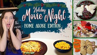 Holiday Movie Night  Home Alone  Movie Night At Home  Christmas Movie Night Ideas [upl. by Gemperle324]