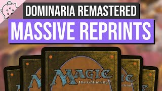 Massive Reprints  Dominaria Remastered  Expensive Reprints  Magic the Gathering [upl. by Nohtahoj]