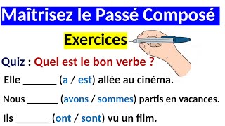 Devenez Pro du Passé Composé  Exercices et Quiz Interactifs [upl. by Anaira650]