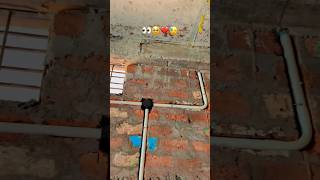 electric pipe wiring For electric City  youtubeshorts trending shorts viral funny youtube [upl. by Blinny]