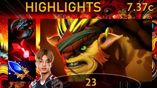 ✨ 737c 23 Bristleback KAD  23 KP  75 Carry Highlights  Dota 2 Top MMR [upl. by Elora]