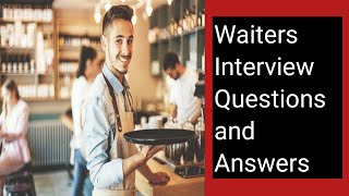 WaiterWaiteress Interview Questions and Answers [upl. by Althea]