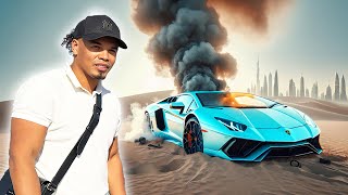 SUPERCAR KAPOT IN DE DUBAI WOESTIJN😱 [upl. by Fonzie]