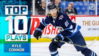 Top 10 Kyle Connor Plays from 201920  NHL [upl. by Annaed]