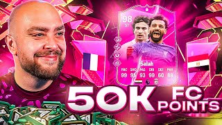 50K FC Points Decides My Team w 99 FUTTIES SALAH amp 98 FUTTIES GINOLA [upl. by Osmo178]