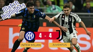 Inter Milan vs Juventus  Match Highlights seriea efootball2025 [upl. by Ecneitap]