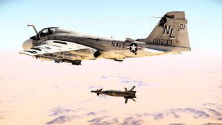 High Altitude GBU Bombing  A6 Intruder [upl. by Nollat]