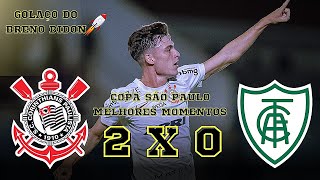 Corinthians 2 x 0 AméricaMG  Melhores Momentos  Copinha 2024 [upl. by Marilee820]