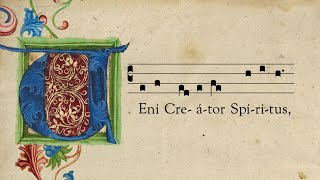 Veni Creator Spiritus  Pentecost Hymn with English Translation  Gregorian Chant [upl. by Ahsenyl]