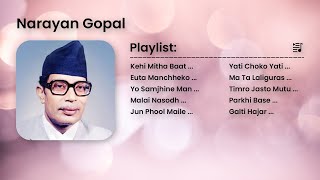 Best Songs of Narayan Gopal  Forever Song  Jukebox [upl. by Yelsew]