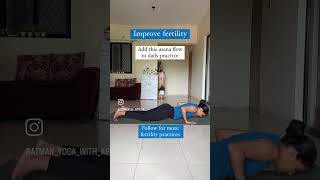 Fertility yoga Yoga for fertility fertilityyoga yogaforfertility fertilityexercise [upl. by Dombrowski576]