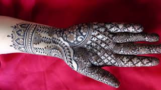 Simple Bridal mehendi design Front hand full mehandi lovely unique design [upl. by Walli529]