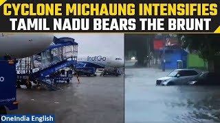 Cyclone Michaung Heavy rain lashes Chennai public holiday announced in Tamil Nadu  Oneindia News [upl. by Sloatman]