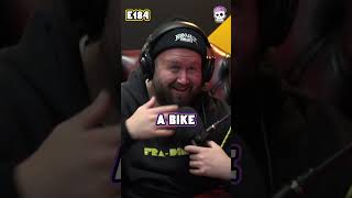 We bought a BIKE THIEF a new bike 🚲 podcast comedy bike [upl. by Ecyle]