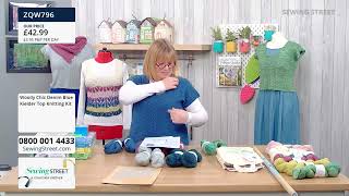 Yarn Lane–07032022–Woolly Chic Kielder Knitted amp Harmony Of Leaves Crochet Tops with Helen Ingram [upl. by Tacye817]