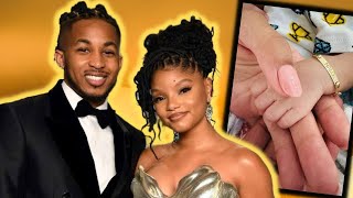 After gaslighting the public for 9mths Halle Bailey amp DDG finally admit the obvious quotwe had a babyquot [upl. by Inalem]