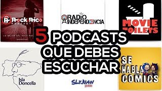 ¡5 Podcast en Español que debes escuchar 🎧 [upl. by Acima487]