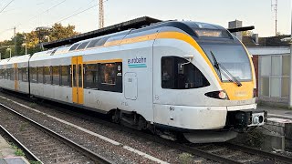 RE13 to Hagen Hbf arrives in Viersen [upl. by Sargent]