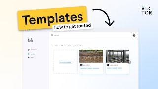 Create a new VIKTOR app from a template [upl. by Kiran193]