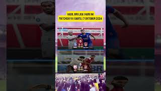 Hasil Bri Liga 1 hari ini  Arema FC vs Malut United  Persis vs Borneo FC shortvideo shorts [upl. by Terryn]