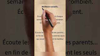 Meilleurs conseils proverve citation motivation conseil vie sage sagesse shorts france [upl. by Brogle]