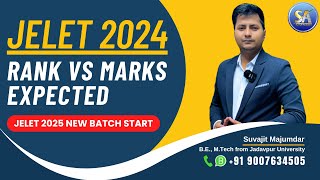 JELET 2024 Expected Marks vs Rank  Jelet 2023 amp 2024 Marks vs Rank Compare  JELET 2025 Exam Course [upl. by Akcemat]