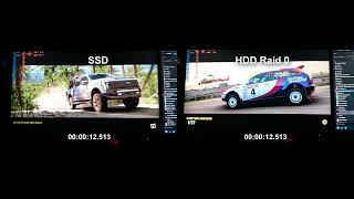 HDD raid 0 vs sata SSD speed test  ROUND 3  FH5 Load time [upl. by Iclek20]