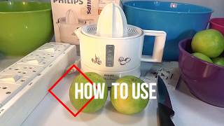 Philips HR2771 Citrus Press Juicer  How to use [upl. by Bernie]