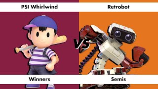 WTT 134 Retrobot ROB vs PSI Whirlwind Ness  Smash Ultimate SSBU [upl. by Noek]