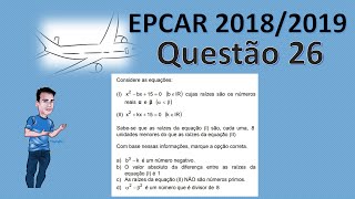 EPCAR 20182019 Questão 26 [upl. by Ceporah316]