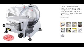 Vevor 10quot Meat Slicer [upl. by Ajin]