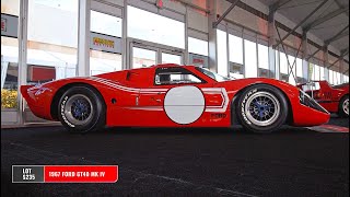 Legendary 1967 Ford GT40 MK IV  Steve Matchett at Mecum Kissimmee 2023 [upl. by Elstan671]