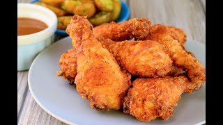 Crispy Fried Chicken Recipe  Tasty Made Simple Using Cornstarch [upl. by Anairo]