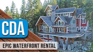 Caribou Lodge  Waterfront Vacation Rental Home [upl. by Egdamlat]