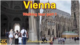 Vienna walking tour part 1 4K [upl. by Marzi]