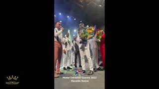 CROWNING MOMENT  MISTER UNIVERSEL GUYANE 2022  Ronaldo Narine [upl. by Chae]