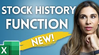 How to Use the STOCKHISTORY Function in Excel 📈 [upl. by Huldah]