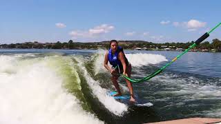 Wake boat weekend Inks Lake TX [upl. by Ettesel]