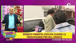 Ernesto Pimentel explota cuando le preguntamos por Bill Orosco [upl. by Lavro]