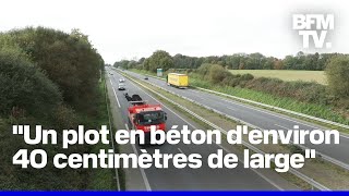 CôtesdArmor un automobiliste tué par le jet dun bloc de béton depuis un pont [upl. by Voss434]