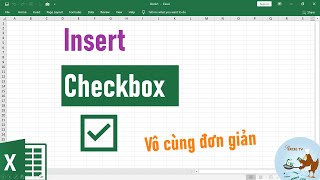 Cách sử dụng Checkbox siêu hay trong excel Bạn cần biết [upl. by Assilak519]