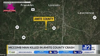 McComb man killed in Amite County crash [upl. by Ennis44]