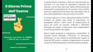 LO STATO TOTALITARIO FASCISMO E NAZISMO  RIASSUNTI BREVISSIMI DI DIRITTO PER LA MATURITÀ [upl. by Sefton817]