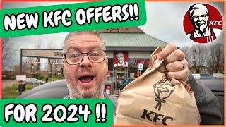 KFC  NEW OFFERS for 2024  Half price meals [upl. by Osmund]